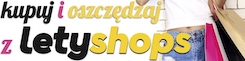 Załóż konto w LetyShops i zyskaj 10 zł na start! Załóż konto w LetyShops i zyskaj 10 zł na start!